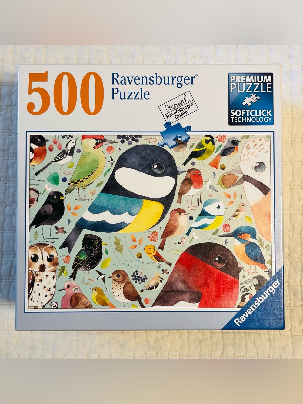 Ravensburger British Birds Puzzle - 500 Piece Jigsaw Puzzle